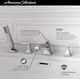 American Standard Town Square® S Polished Chrome Deck Mounted Roman Tub Filler with Hand Shower-5