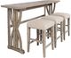 Jofran Inc. Fairview 4-Piece Ash Counter Sofa Console Table Set-0