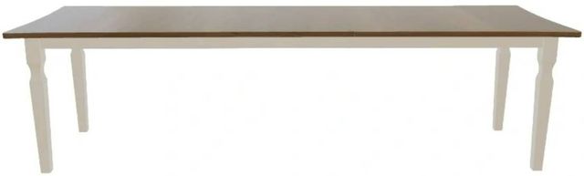Mavin Customizable 84" Concave Extendable Dining Table with 2 Leaves-1