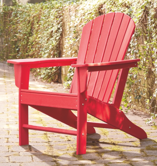 Signature Design by Ashley® Sundown Treasure 3-Piece Red Outdoor Seating Set-4