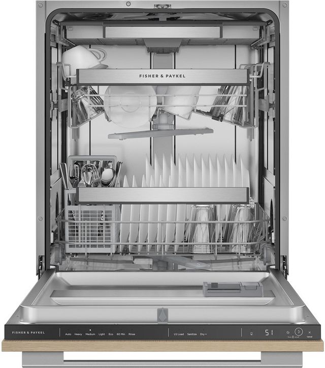 Fisher & Paykel Series 7 24" Panel Ready Top Control Built-In Dishwasher-2