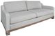 International Furniture Direct Samba Ecru Beige 2-Cushion Sofa-0