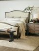 Hooker® Furniture Ciao Bella Speckled Gray/Tuscan White King Upholstered Panel Bed-1
