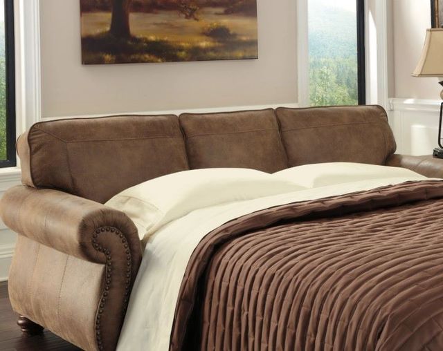 Signature Design by Ashley® Larkinhurst Earth Queen Sofa Sleeper-2