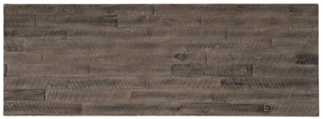 Jofran Inc. East Hampton Distressed Gray Console Table with Black Base-3