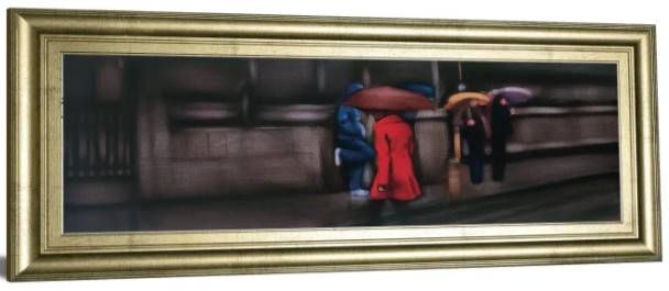 Classy Art Down on the Street by Xavier Visa Wall Art-1