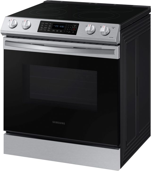 Samsung 30" Fingerprint Resistant Stainless Steel Slide In Electric Range-3
