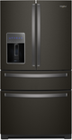 Whirlpool® 26.2 Cu. Ft. Fingerprint Resistant Black Stainless Steel French Door Refrigerator-0