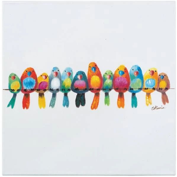 YHD Birds on a Wire III Wall Art-0