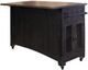 International Furniture Direct Pueblo Black Kitchen Island-4