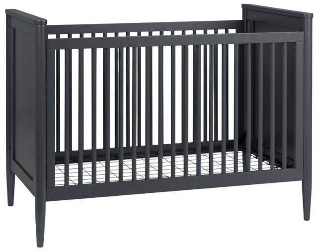 Westwood Design Modern Nursery Iron Ore 3-in-1 Convertible Crib-0