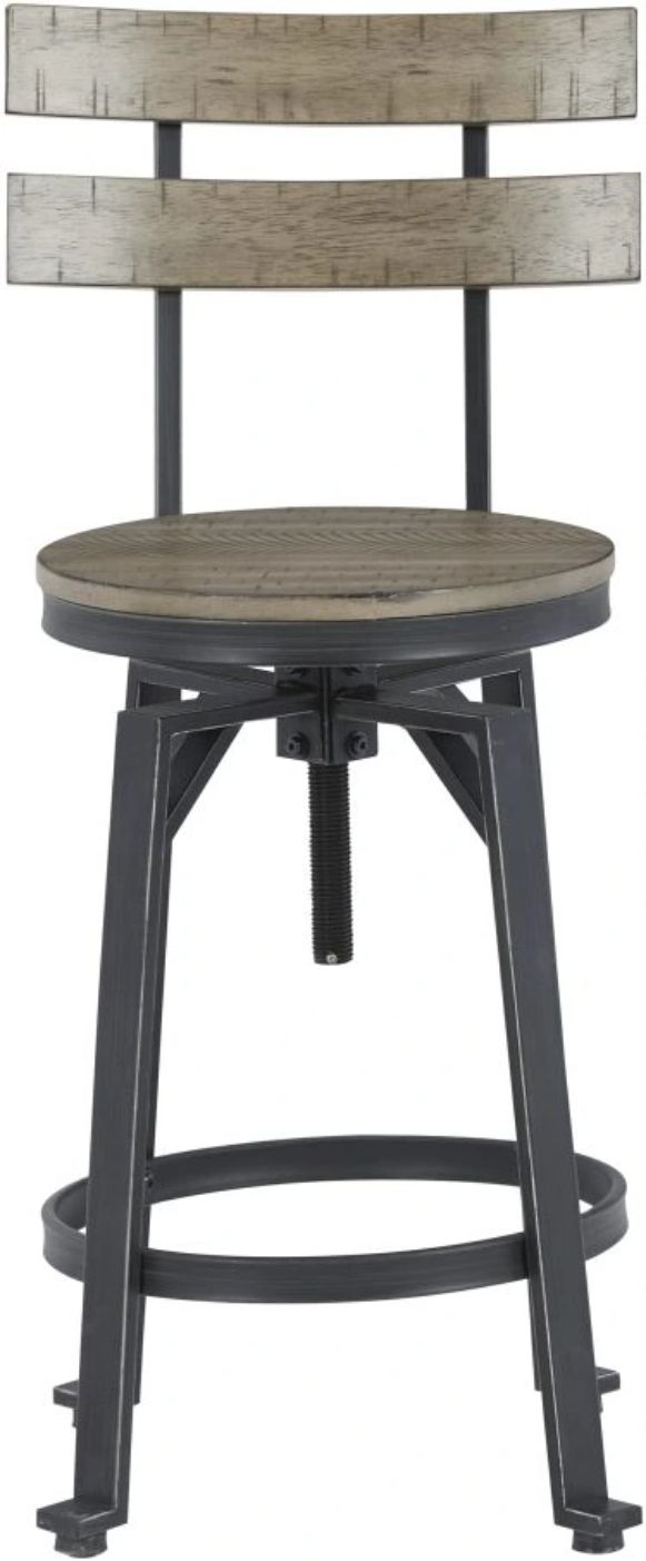 Signature Design by Ashley® Lesterton Black/Light BrownCounter Bar Stool-1
