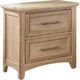Vaughan-Bassett Jamestown Oak Bleached Oak 2-Drawer Nightstand-0