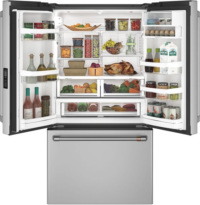 Café™ 36 in.  23.1 Cu. Ft. Stainless Steel Counter Depth French Door Refrigerator-2