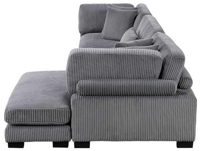 Homelegance® Traverse 3-Piece Gray Modular Sectional with Reversible Chaise-3