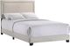 Intercon Zion Fog Youth Full Upholstered Panel Bed-0