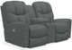 La-Z-Boy® Rori Grey Power Reclining Loveseat with Headrest and Console-0