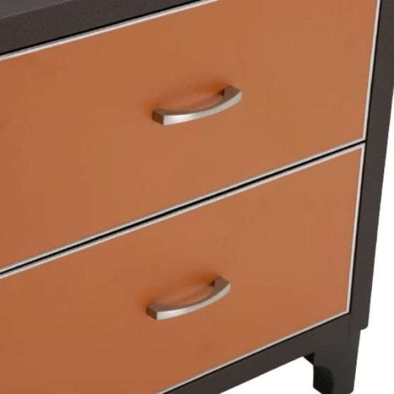 Michael Amini® 21 Cosmopolitan™ Diablo Orange/Umber Nightstand-2