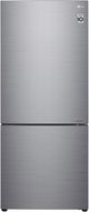 LG 28 in. 14.7 Cu. Ft. Platinum Silver PCM Counter Depth Bottom Freezer Refrigerator-0