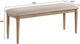Crown Mark Arden Beige Dining Bench-2