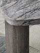 Signature Design by Ashley® Surmour Gray End Table with Brown Base-3