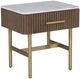 Fairfield® Dimitri Kafe Drawer End Table-0