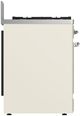 Ilve® Majestic III 30" Antique White Pro Style Dual Fuel Liquid Propane Range with Triple Glass Door with Chrome Trim-4