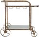 Uttermost® Carrinho Antique Brass Bar Cart-3