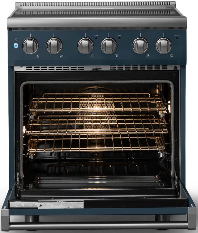 Viking® 5 Series 30" Squall Pro Style Electric Range with Polished Chrome Trim-1