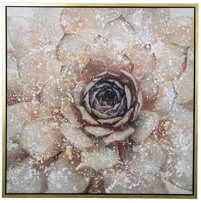 YHD Blushing Bloom Wall Art-0