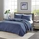 Olliix by Madison Park Navy Twin/Twin XL Keaton Reversible Coverlet Set-5