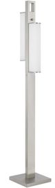 Cal® Lighting & Accessories Zamora Brushed Steel Floor Lamp-0