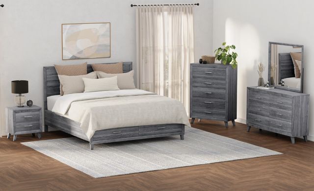 Emerald Home Rappa Warm Gray 5-Drawer Chest-1