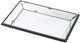 A & B Home Black/Clear Mirrored Wood Tray-3