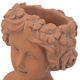 A & B Home Brown 10" Head Bust Planter-3