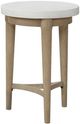 Bernards Citrus Heights Cement Top Chairside Table with Sand Base-0
