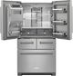 Réfrigérateur à portes françaises de 36 po KitchenAid® de 25.8 pi³ - Acier inoxydable-1