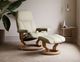 Stressless® by Ekornes® Customizable Consul Large Manual Recliner and Ottoman with Classic Base-1