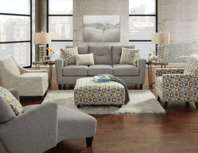 Fusion Furniture Dillist Mica Bryant Sahara Beige Accent Chair-1