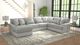 Jackson Furniture Titan 3-Piece Moonstruck Left-Arm Facing Sectional and Chaise-1