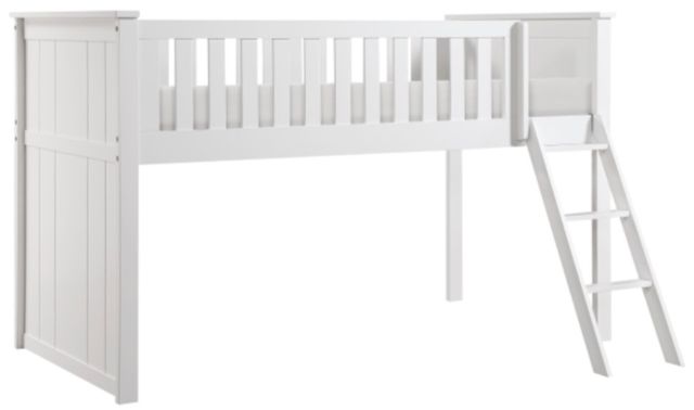 Homelegance® Galen White Twin Low Loft Bunk-1