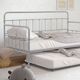 Furniture of America® Thera Silver Youth Daybed with Trundle-0