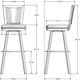 Amisco Customizable Madison Swivel Spectator Stool-1