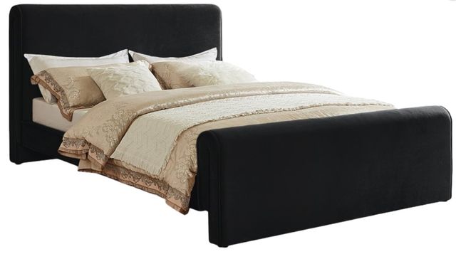 Meridian Furniture Sloan Black King Upholstered Panel Bed-0
