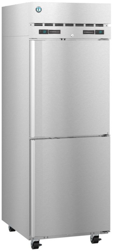 Hoshizaki Steelheart® 28" 10.9 Cu. Ft. Stainless Steel Single Section Dual Temperature Upright Refrigerator and Freezer -1