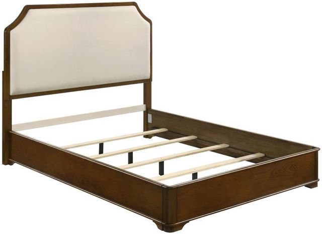 Coaster® Garland Brown Cherry/Cream 58" Panel Eastern King Bed-0