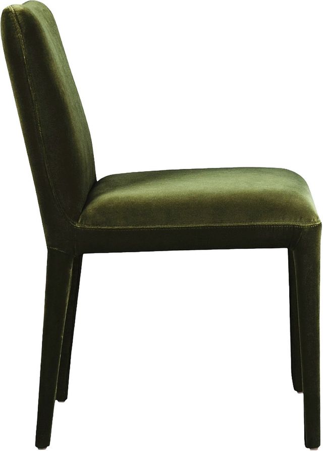 Moe's Home Collection Calla 2-Piece Green Velvet Dining Chair Set-2
