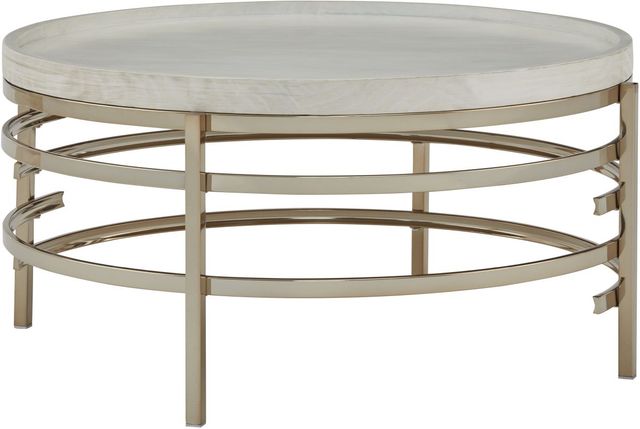 Signature Design by Ashley® Montiflyn 3-Piece White/Gold Living Room Tables Set-1