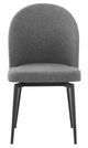 Armen Living Sunny 2-Pieces Gray Swivel Dining Chair Set-1