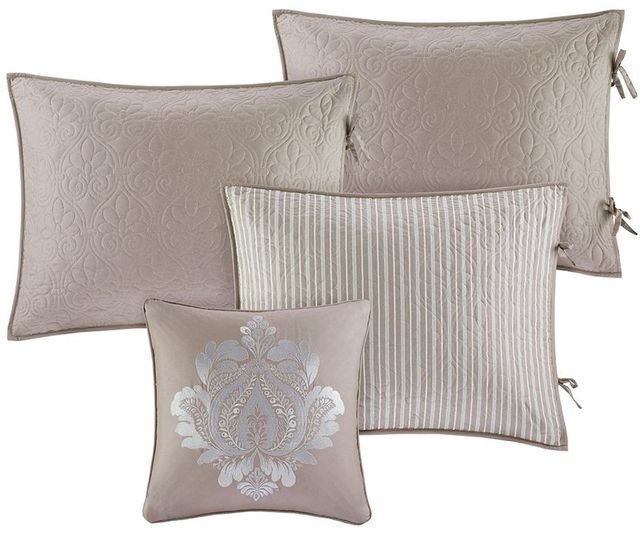 Olliix by Madison Park 6 Piece Khaki Quebec Reversible Daybed Cover Set-2